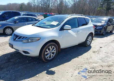2012 Nissan Murano Sl from USA, damaged, VIN JN8AZ1MUXCW103848